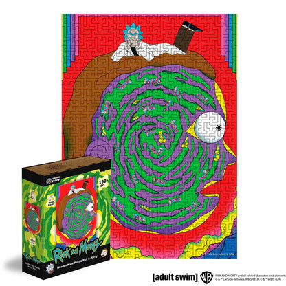 Wooden jigsaw maze puzzle Rick&Morty™ Rick