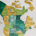 map of the world in color