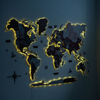 light map for a wall