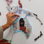 3D LUMINOUS LED Wooden World Map 2.0 Urban