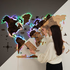 light up map of the world