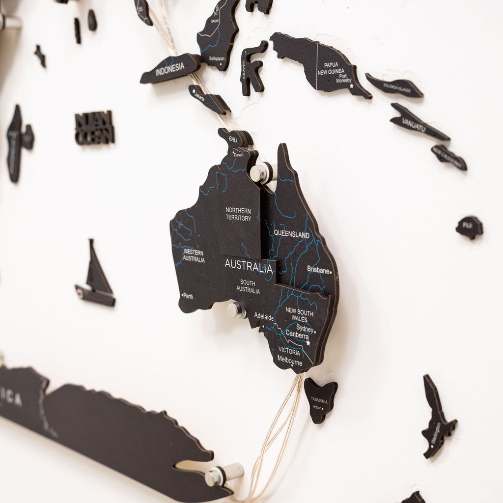 light up world map
