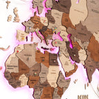 light up map of the world