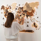 light up world map