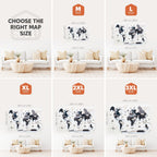 led 3d world map