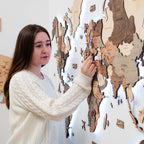light up world map