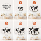3D LED / LUMINOUS Wooden World Map 3.0 Midnight