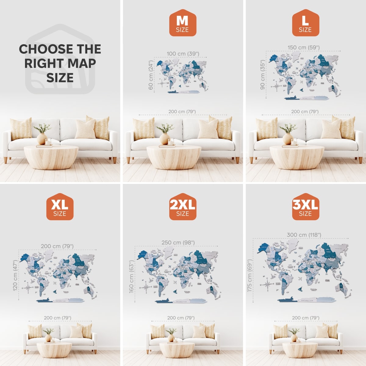 aqua colored world map