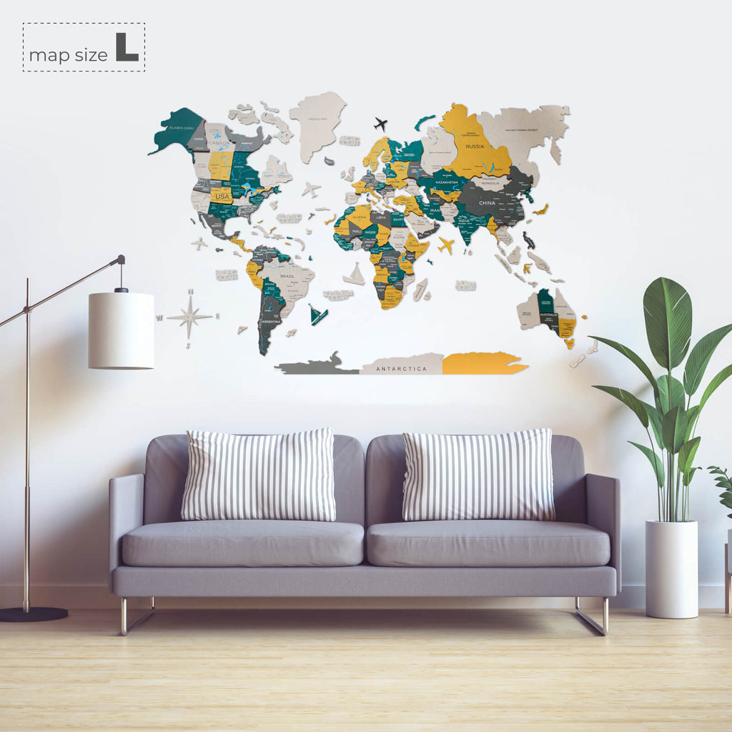 country blank map