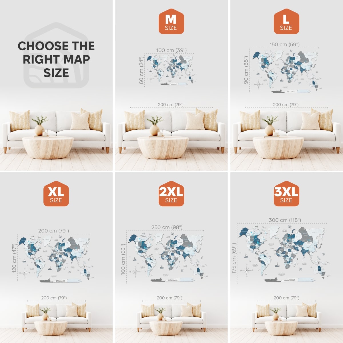 world map painted