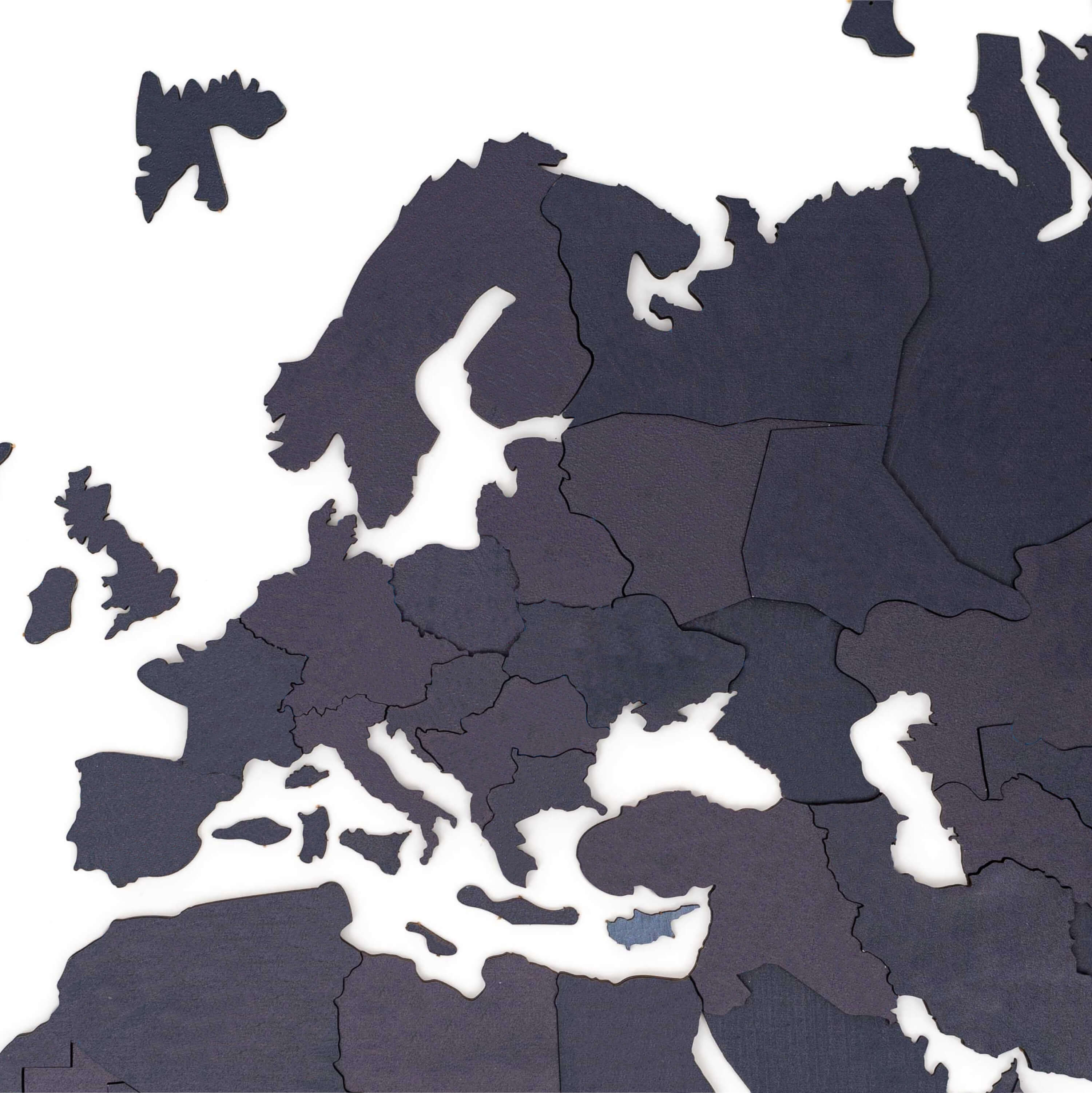 colorful map of the world