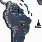 black world map