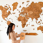 wall world map