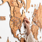 world map puzzle 3d