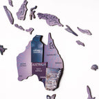 3d world map for wall
