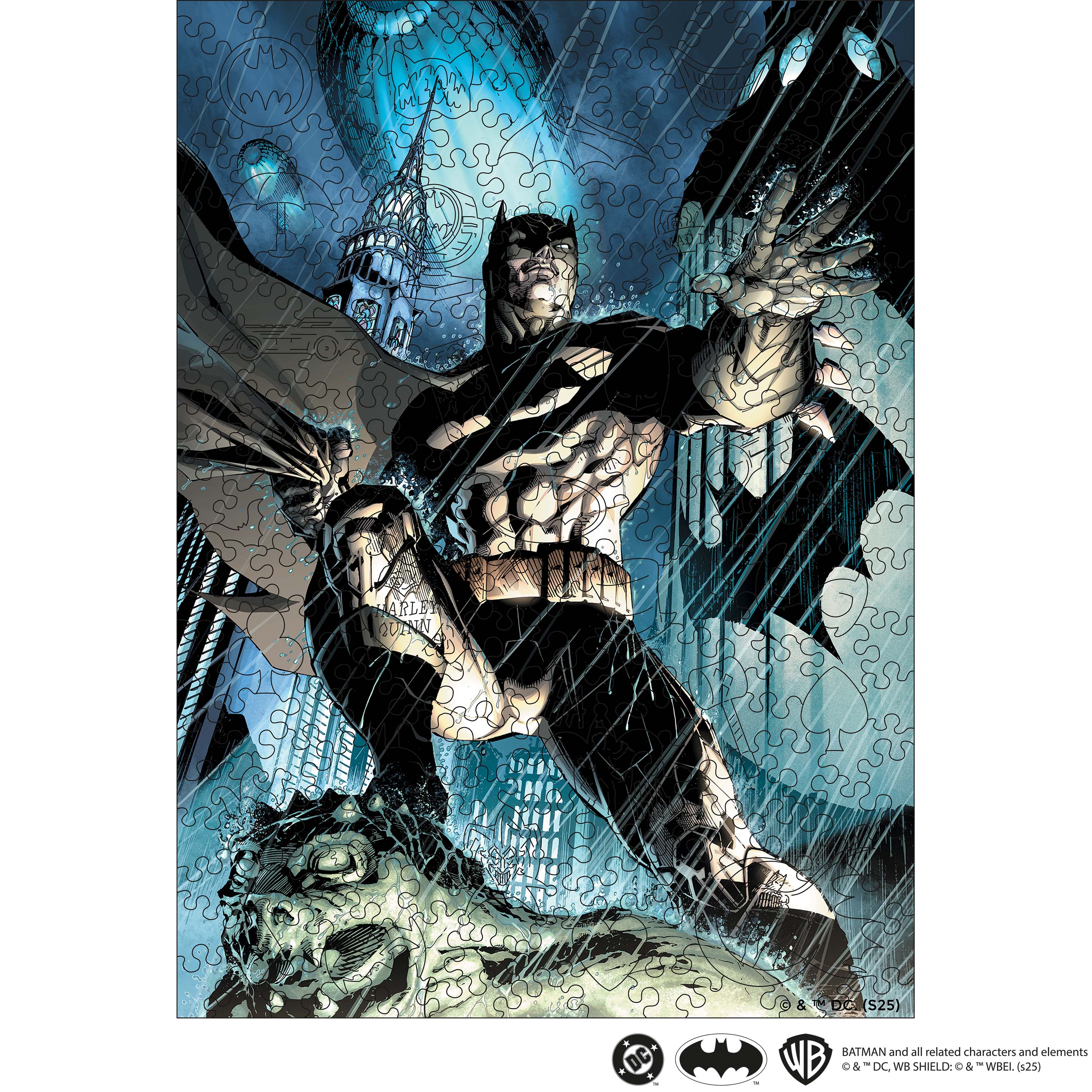 Wooden jigsaw puzzle DC Batman™ – Knight in the Rain