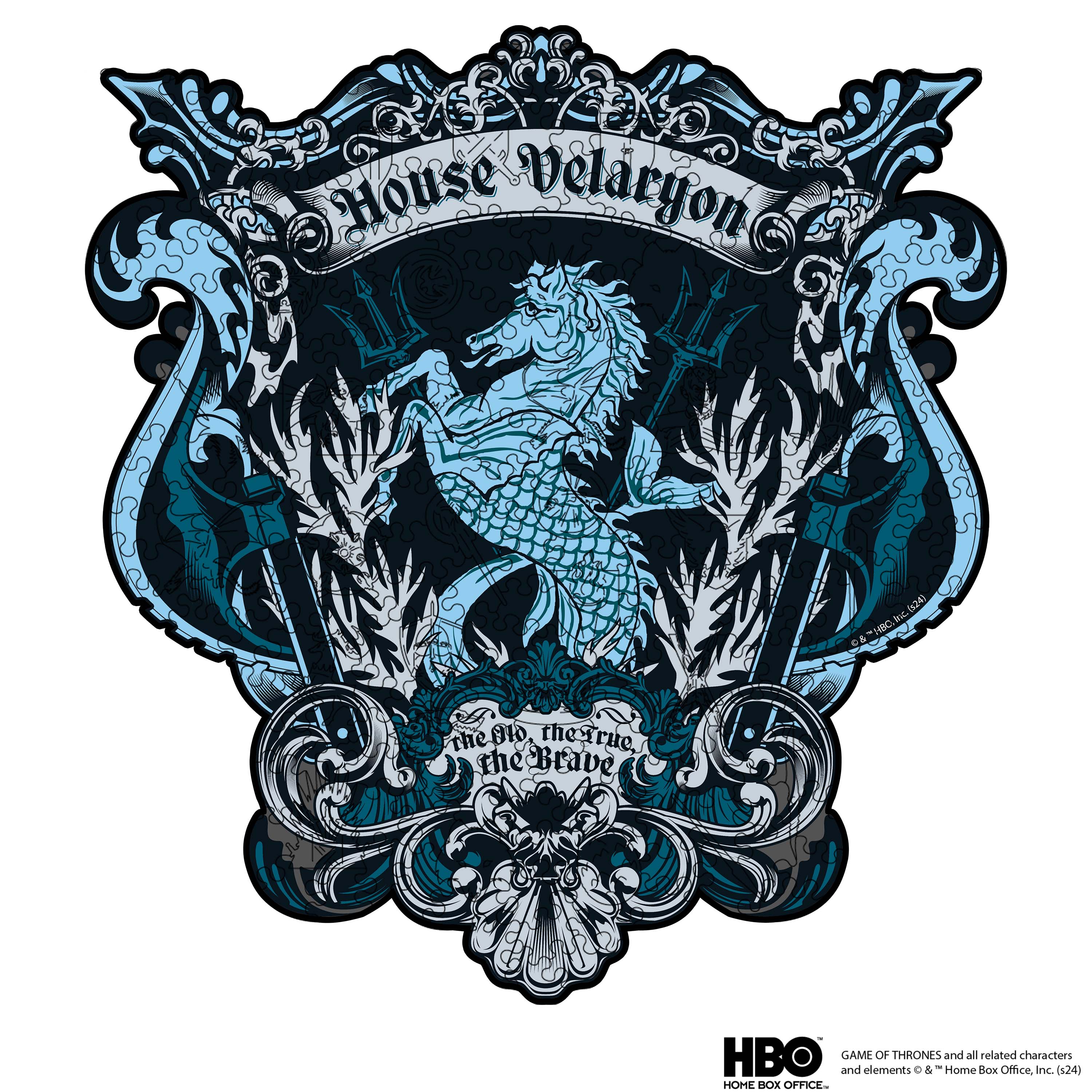 Wooden jigsaw puzzle Game of Thrones™ House Velaryon