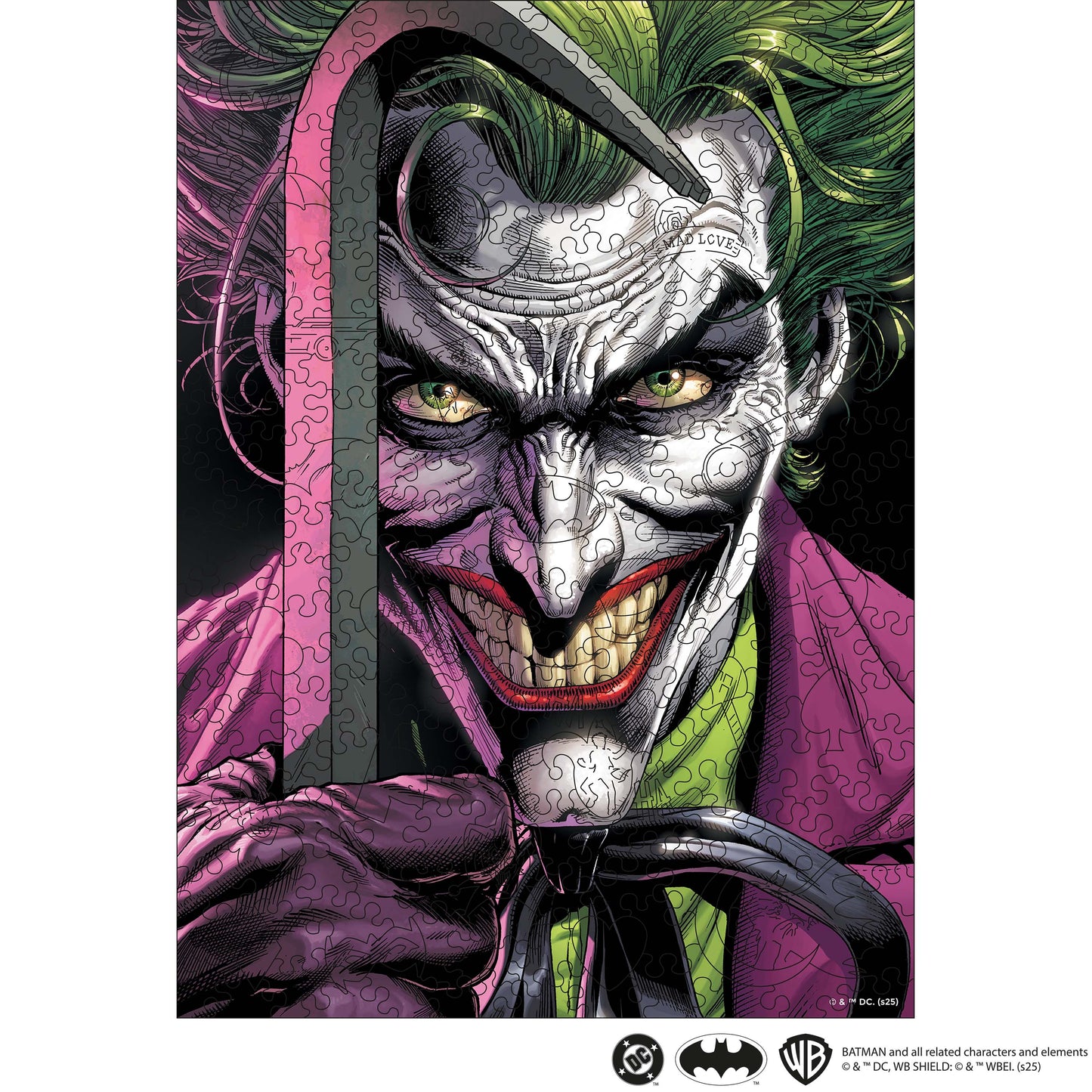 Wooden jigsaw puzzle DC Batman™ – Smile of Chaos