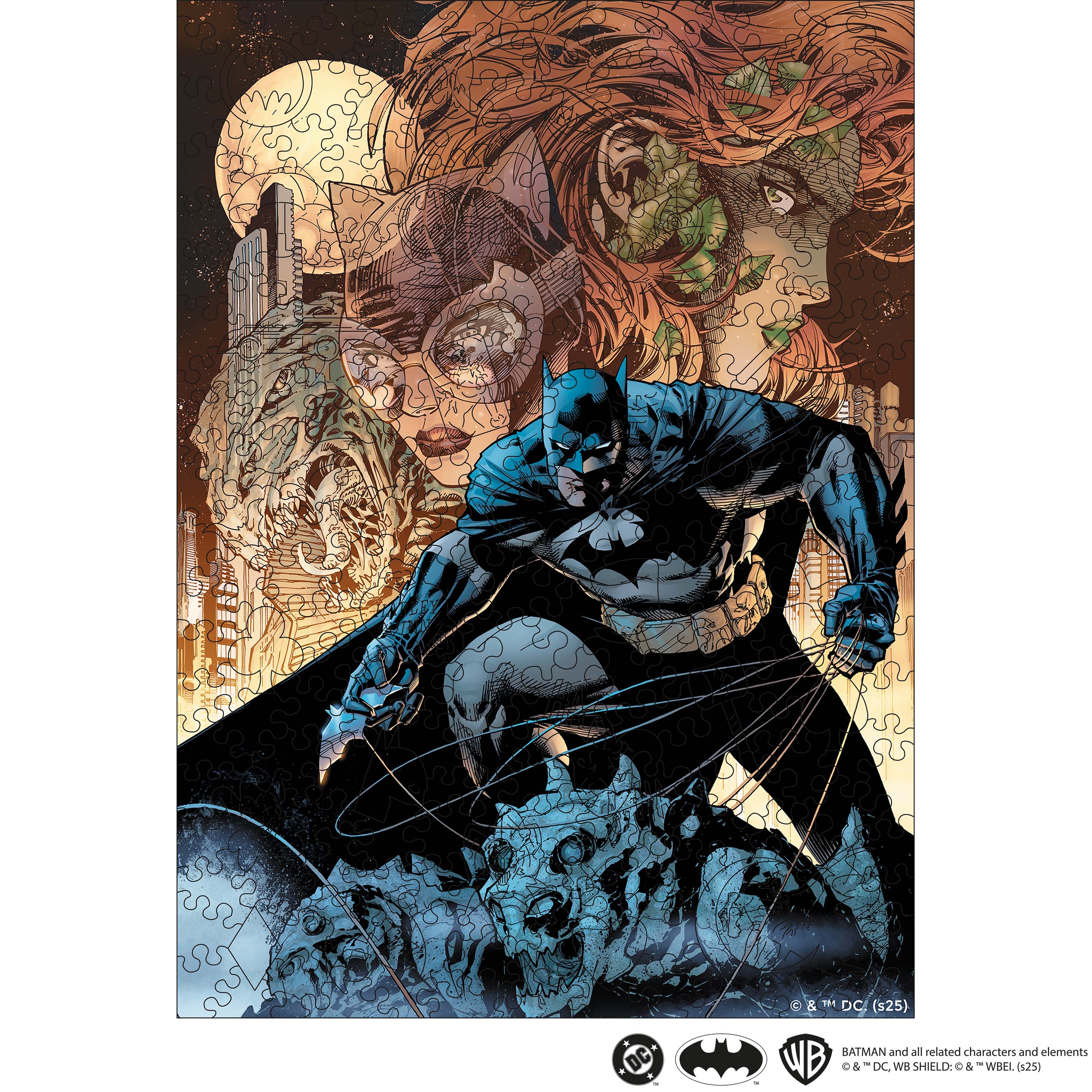 Wooden jigsaw puzzle DC Batman™ – Allies and Enemies