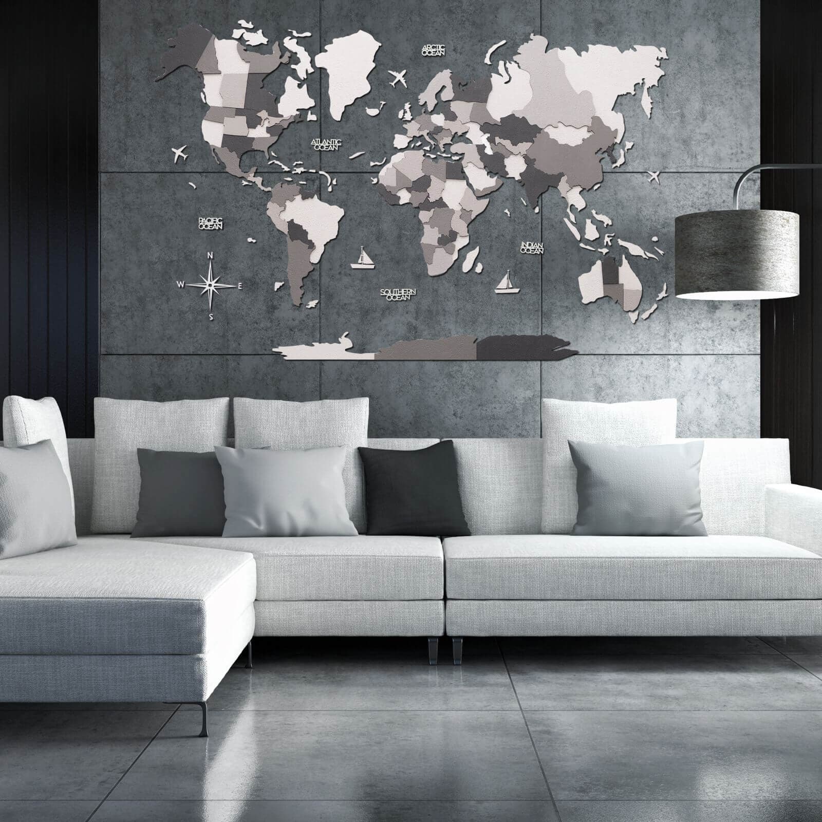 map decor