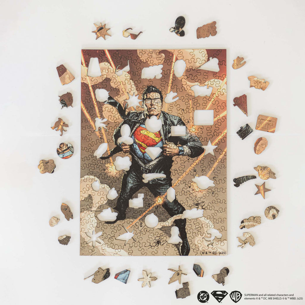 Wooden jigsaw puzzle DC Superman™ – Eye of the Storm