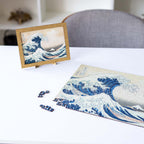 Wooden jigsaw maze puzzle The Great Wave Off Kanagawa (Hokusai)