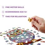 Дерев'яний пазл Сова