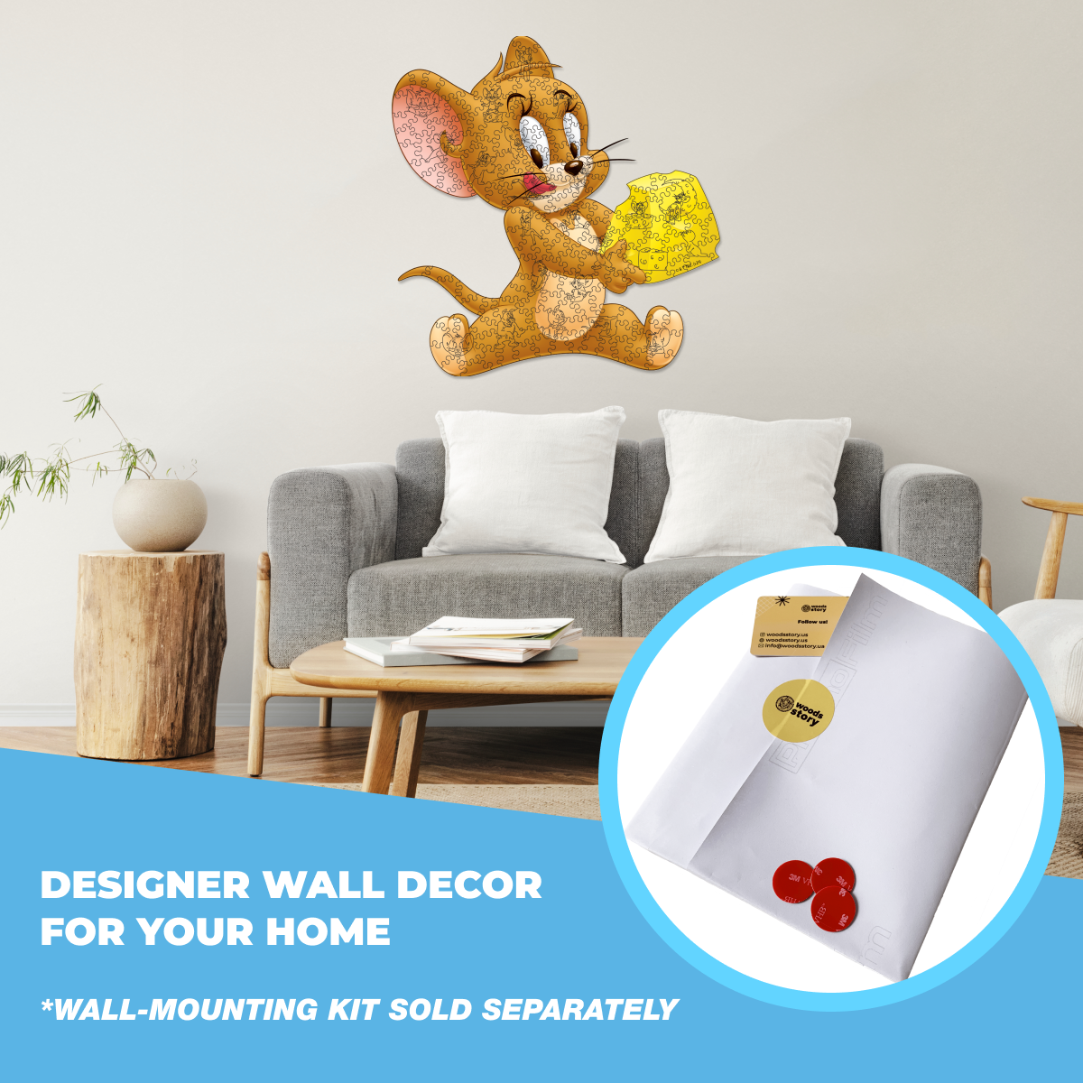 Wooden jigsaw puzzle Tom&Jerry™ Jerry