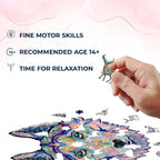 Дерев'яний пазл Хаскі