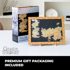 Wooden jigsaw puzzle Game of Thrones™ Westeros map
