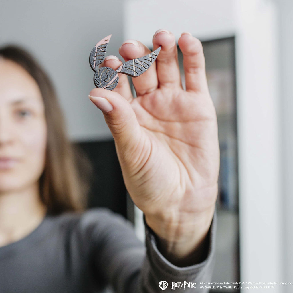 Дерев'яний класичний пазл Гаррі Поттер Хогвортс™ (чорний)