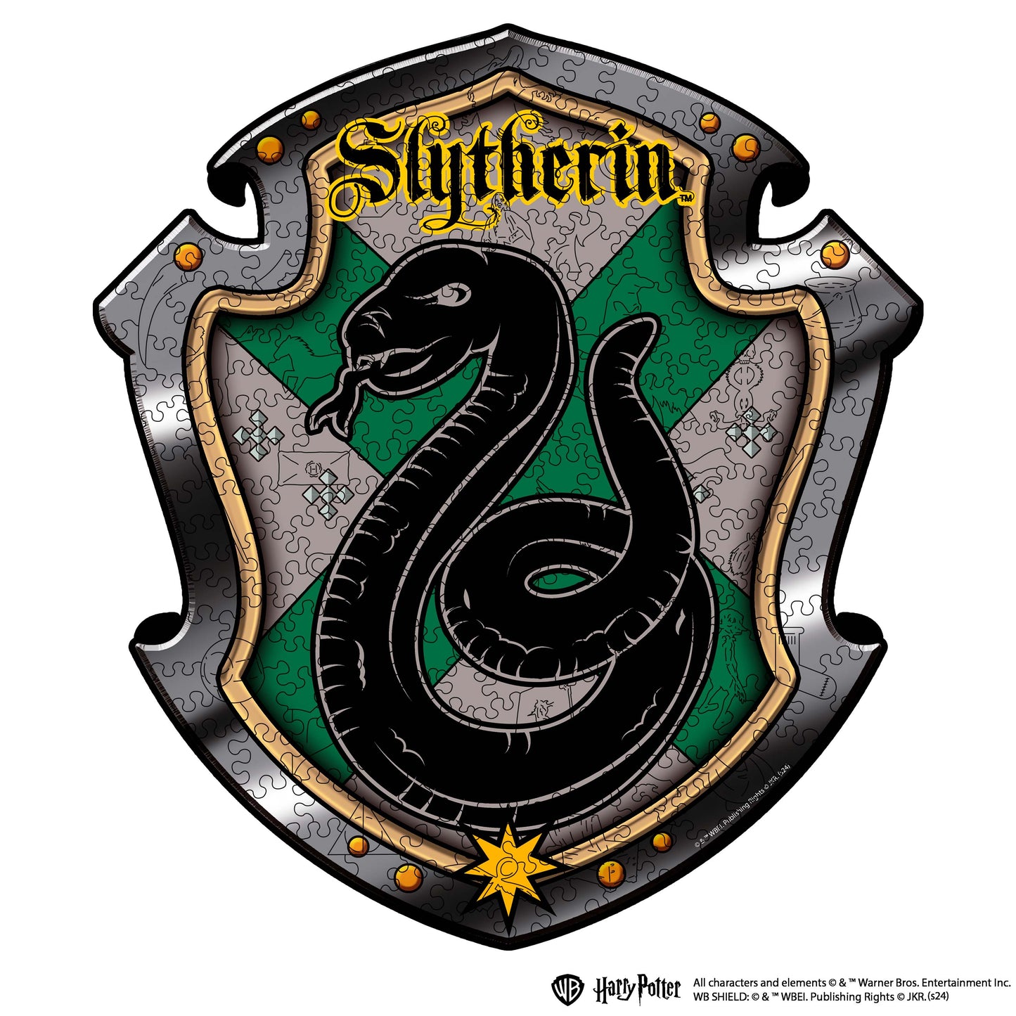 Wooden jigsaw puzzle Harry Potter Slytherin™