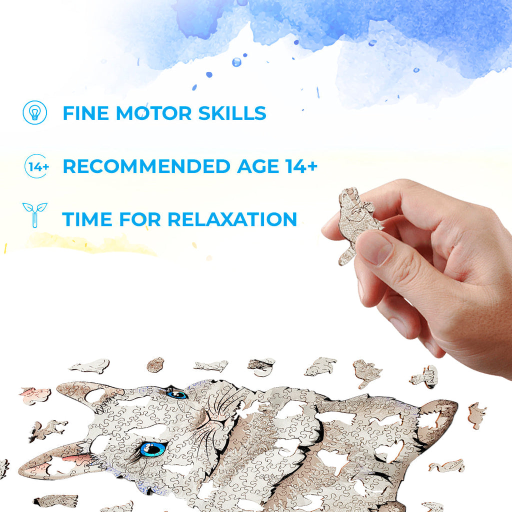 Дерев'яний пазл "Кролик"