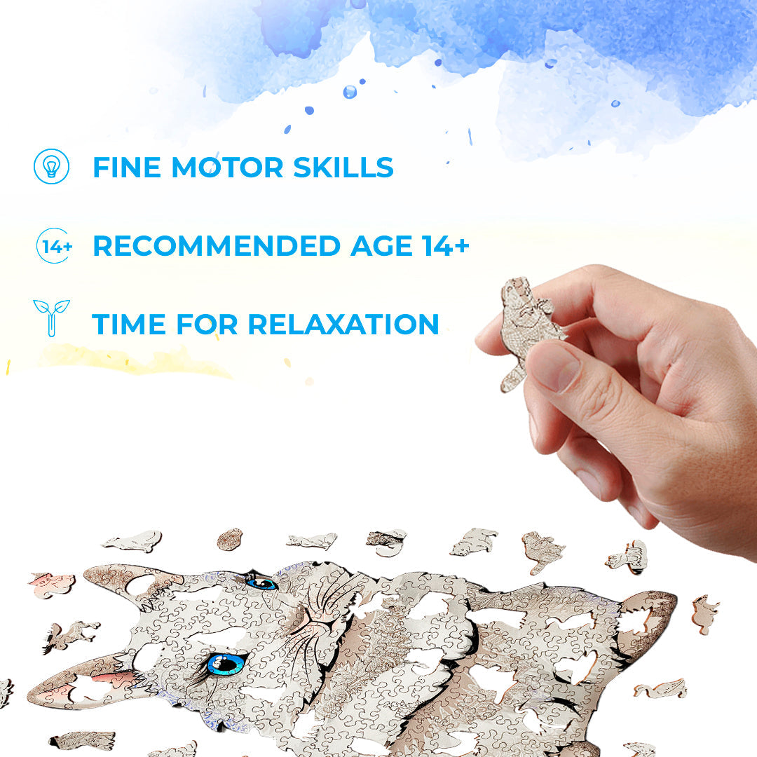 Дерев'яний пазл "Кролик"