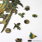 Дерев'яний пазл Гра престолів™ Дім Таргарієнів