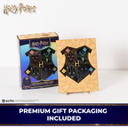 Дерев'яний класичний пазл Гаррі Поттер Хогвортс™ (чорний)