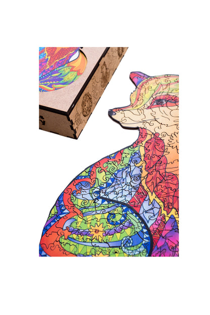 Wooden Jigsaw Puzzle Fox L