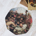 Дерев'яний пазл "Запорожці пишуть листа" (Ілля Рєпін)