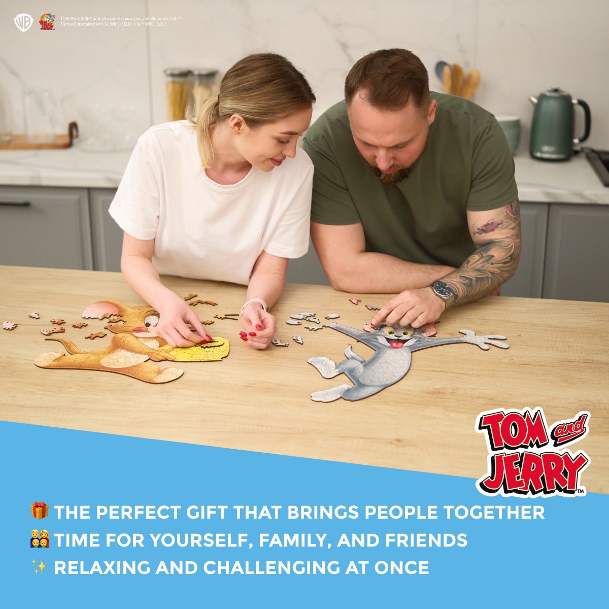 Wooden jigsaw puzzle Tom & Jerry™ – Tom