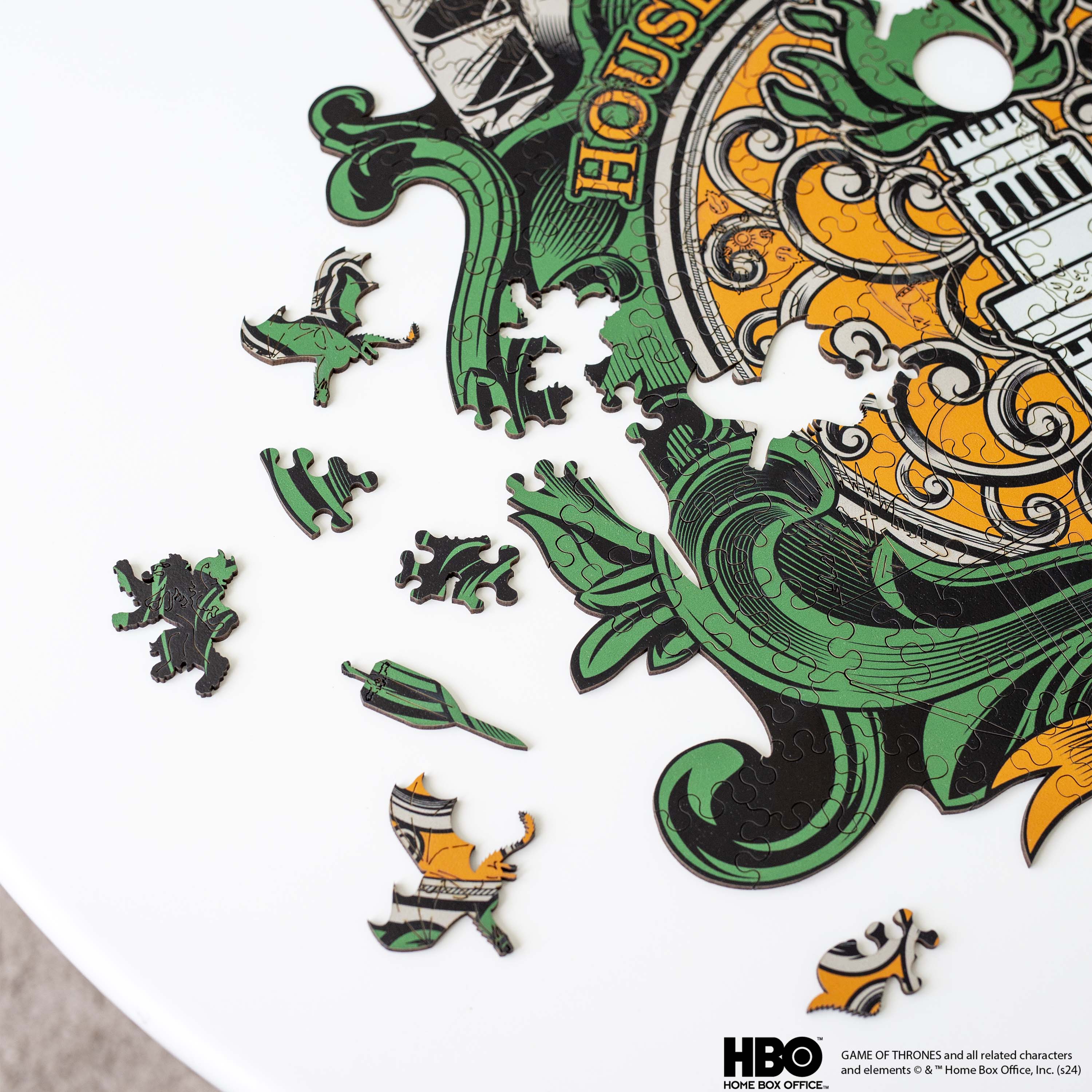 Дерев'яний пазл Гра престолів™ Будинок Хайтауер