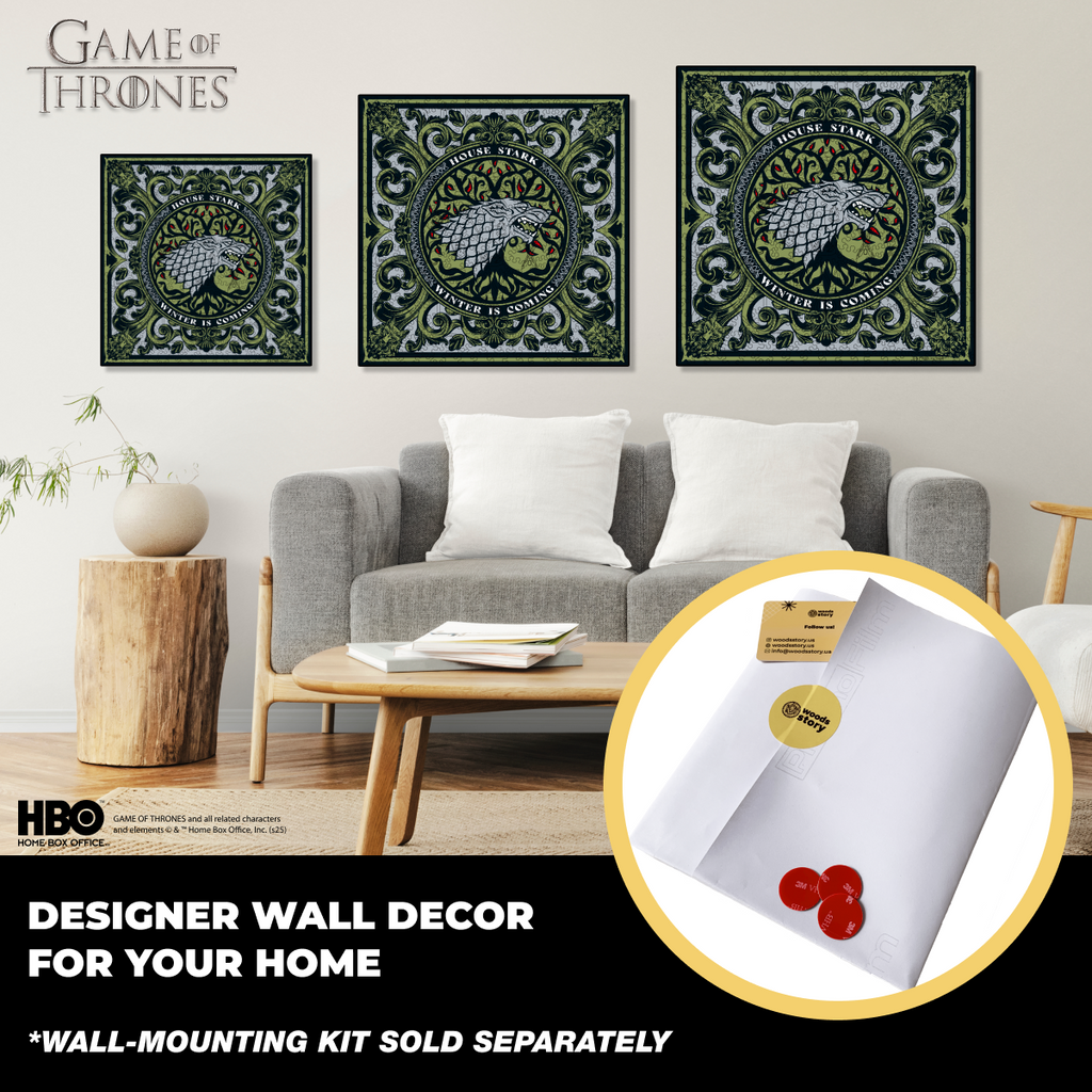 Дерев'яний пазл Гра престолів™ Дім Старків