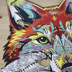 Дерев'яний пазл Лисиця