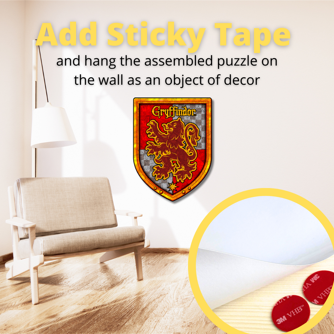 Дерев'яний пазл Гаррі Поттер Грифіндор™