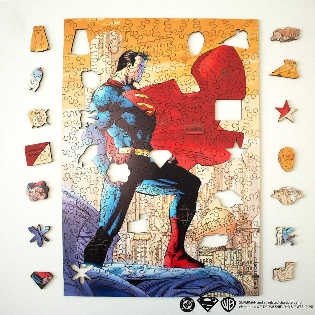 Wooden jigsaw puzzle DC Superman™ – Protector of Metropolis