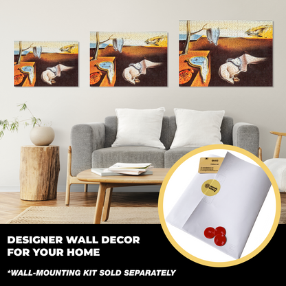 Wooden jigsaw maze puzzle The Persistence of Memory (Salvador Dali)