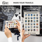 3D Canada Wooden Map Nordik