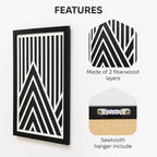 2D Framed Wall Art - Mountains 1