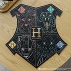 Дерев'яний класичний пазл Гаррі Поттер Хогвортс™ (чорний)