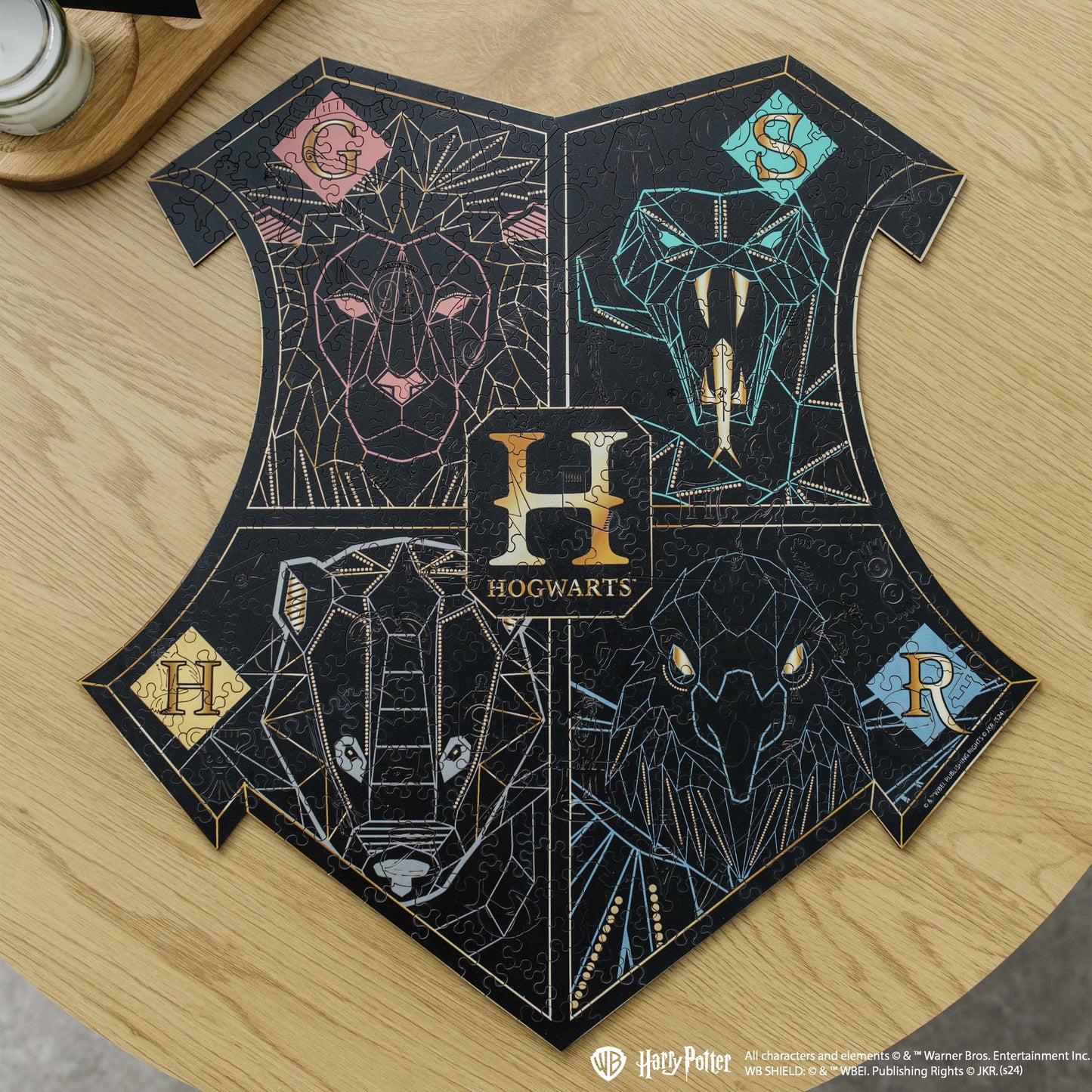 Wooden jigsaw classic puzzle Harry Potter Hogwarts™  (Black)