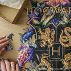 Дерев'яний класичний пазл Гаррі Поттер Хогвортс™ (лише для неонових моделей)